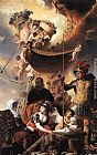 Caesar van Everdingen Allegory of the Birth of Frederik Hendrik painting